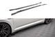 Insertii praguri Maxton Design versiunea 2 pentru Volkswagen Arteon R, R-line dupa 2020, negru mat