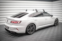 Insertii praguri Maxton Design versiunea 2 pentru Volkswagen Arteon R, R-line dupa 2020, negru mat