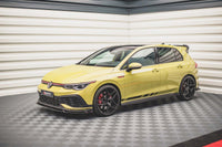 Maxton Design extensii praguri versiunea 2 pentru Volkswagen Golf GTI, GTE, GTI Clubsport, GTD, R-Line Seria VIII (2020-2024), lac negru
