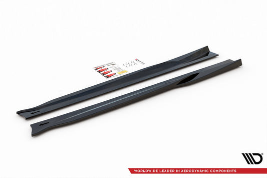 Maxton Design add-ons for Alfa Romeo 4C 2013-2017 side skirts, carbon color