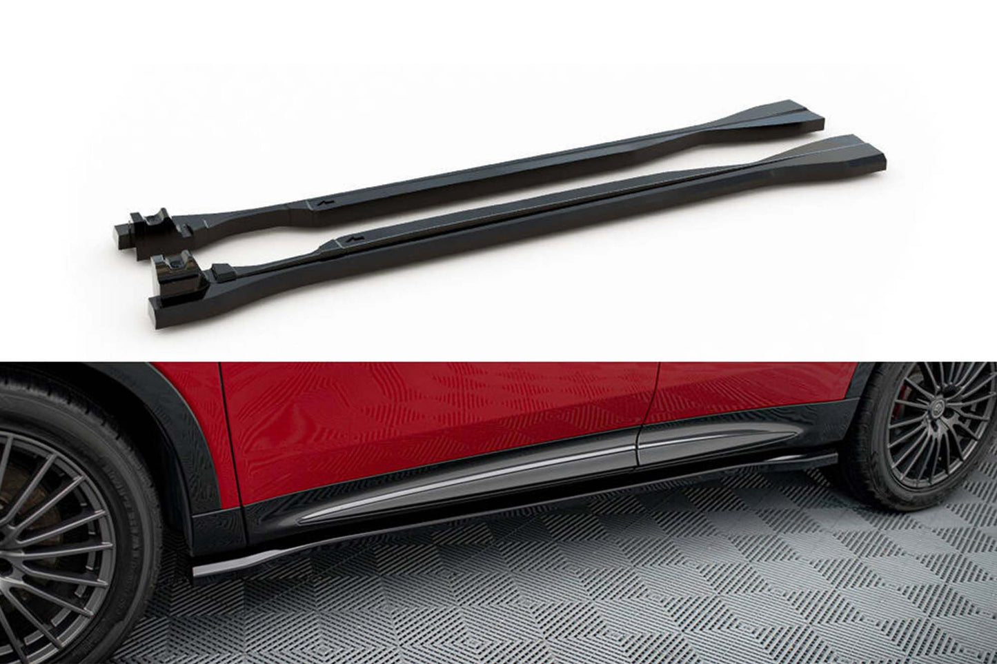Maxton Design add-on-uri pentru Alfa Romeo Tonale praguri din 2022, negru lucios