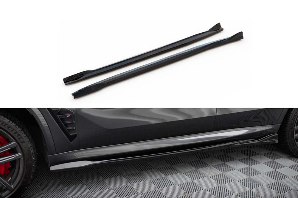Praguri Maxton Design pentru BMW X5 M F95 (dupa 2023), lac negru