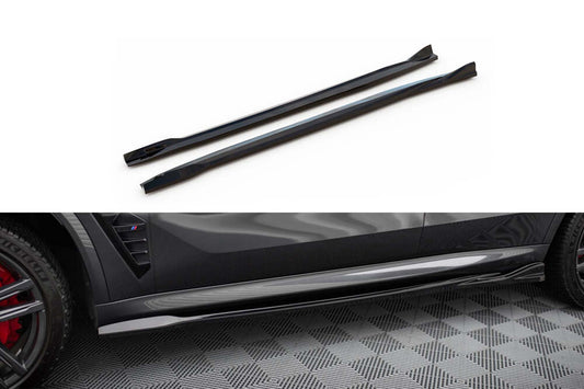 Praguri Maxton Design pentru BMW X5 M F95 (dupa 2023), lac negru