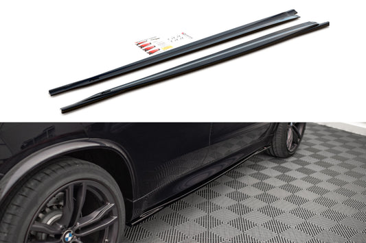 Maxton Design praguri pentru BMW X5M F15 (2014-2018), lac negru