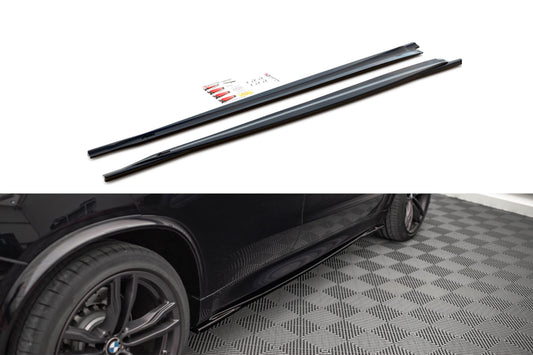Maxton Design praguri pentru BMW X5M F85 (2014-2018), negru mat
