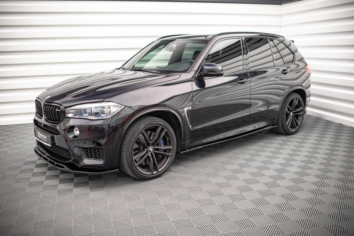 Praguri Maxton Design pentru praguri BMW X5M F85 (2014-2018), negru mat