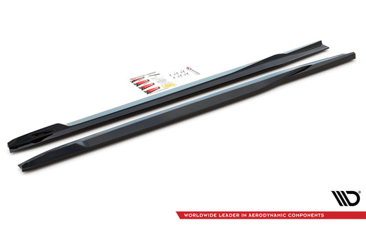 Praguri Maxton Design pentru BMW X5M F95 (dupa 2018), lac negru