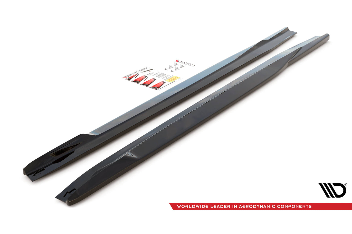 Praguri Maxton Design pentru BMW X5M F95 (dupa 2018), lac negru