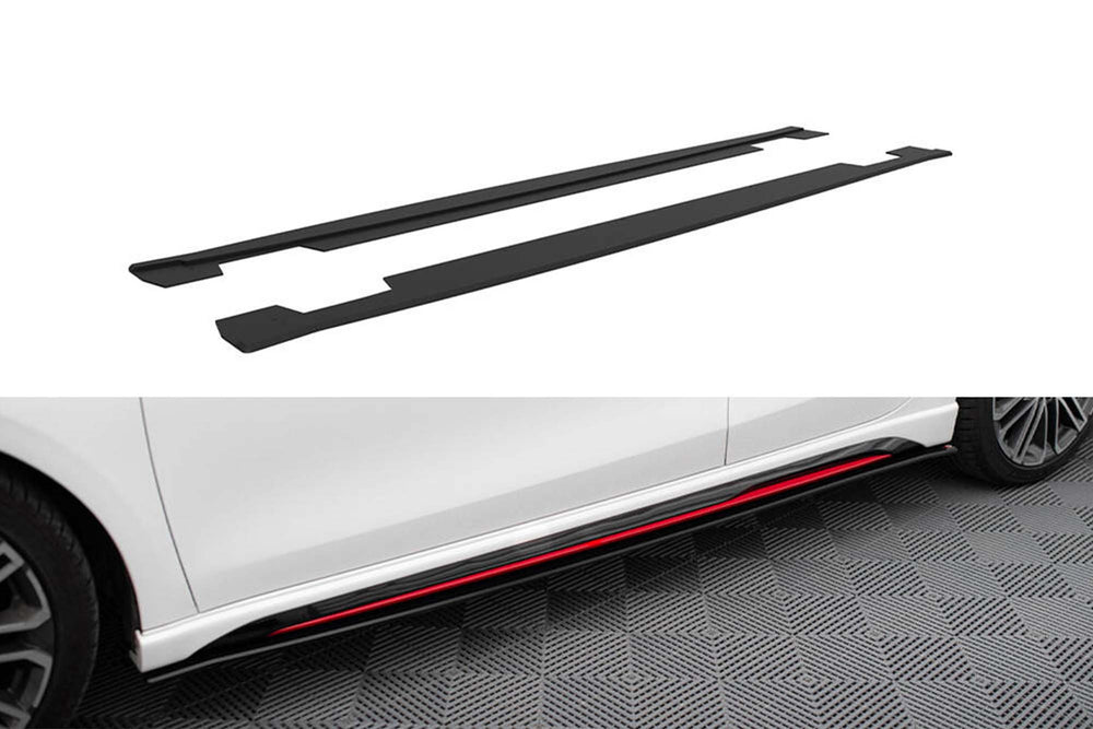 Praguri Maxton Design pentru Kia Ceed GT, Proceed GT (2018-2022), negru mat