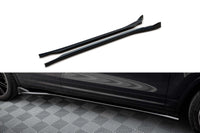 Praguri Maxton Design pentru Porsche Cayenne (2014-2018), lac negru