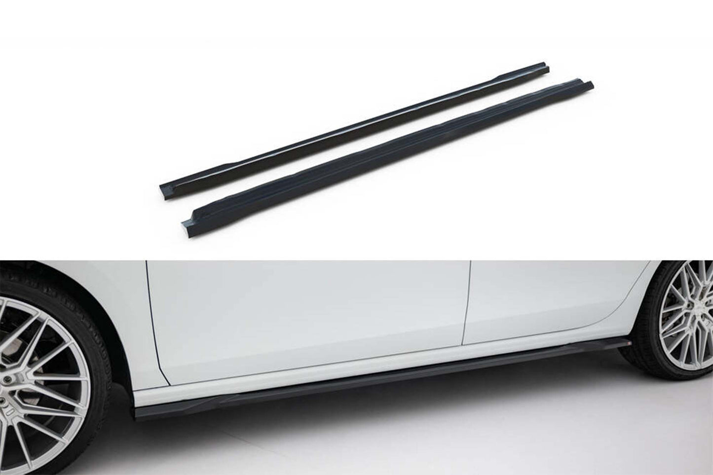 Praguri Maxton Design pentru Volkswagen Passat B9 (dupa 2024), lac negru