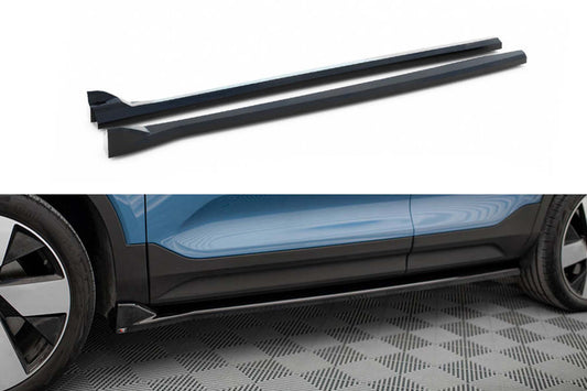 Maxton Design Sill Spoilers for Volvo C40 (from 2021 onwards), gloss black