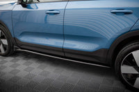 Praguri Maxton Design pentru Volvo C40 (dupa 2021), negru lucios