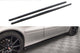 Praguri Maxton Design pentru Volvo C70 MK1 (1997–2005), negru lucios