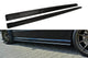 Praguri RS tip RS Maxton Design Additives pentru Skoda Fabia I RS (2003-2007), Negru Mat