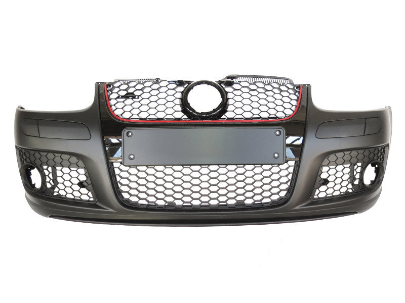 Bara fata GTi pentru VW Golf V (2003-2008) fara PDC/halogene, grila neagra, capac spalator inclus
