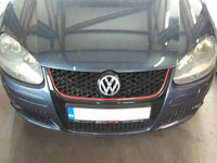Bara fata GTi pentru VW Golf V (2003-2008) fara PDC/halogene, grila neagra, capac spalator inclus