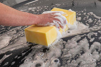Amio Car Wash Sponge, 28x14x7cm, Yellow