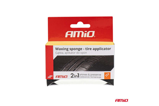 Sponge applicator Amio 95x35x65mm for washing cars and tires