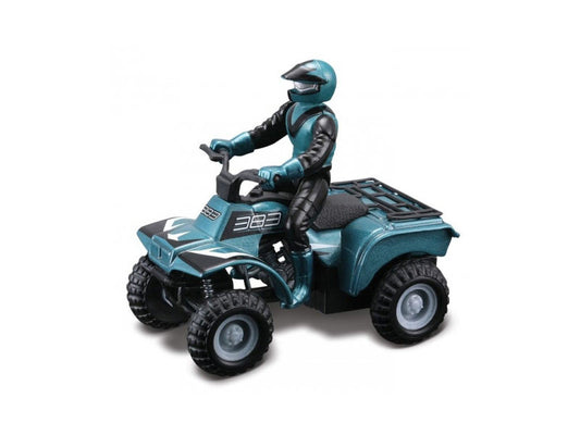 Jucarie Maisto Fresh ATV albastru-verzui cu figurina