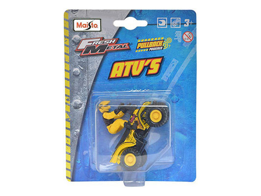 Jucarie Maisto Fresh ATV galben Hornet cu biker