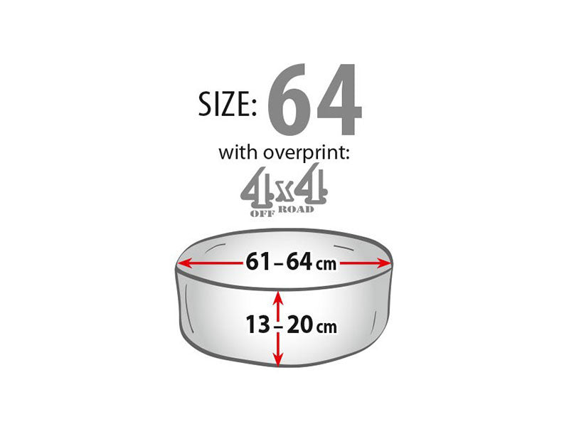 Husa roata de rezerva Kegel 4X4, dimensiune 64
