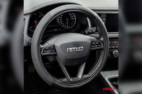 Husa volan Amio 37-39cm, neagra cu structura profilata