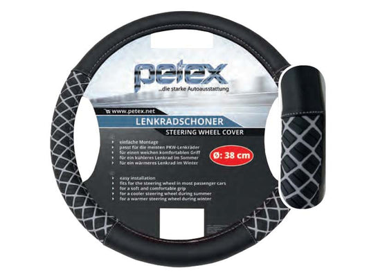 Husa volan Petex 38cm model 1105, fara cusaturi