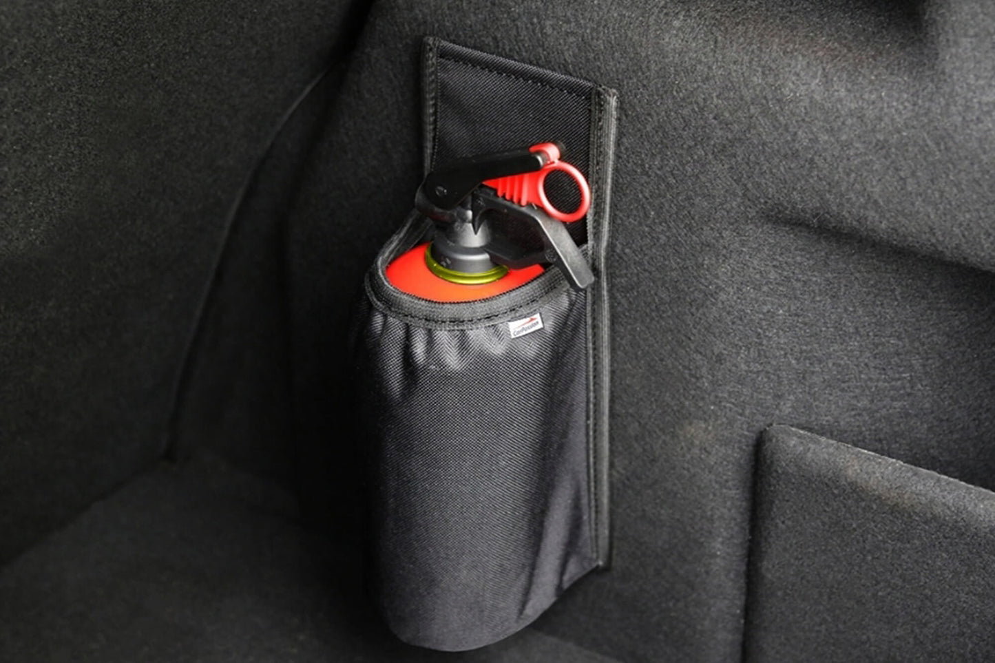 Husa Carpassion cu Velcro pentru stingator, neagra