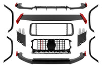 Pachet Carbon B design compatibil cu Mercedes G-Class W464 (după 2018) pentru modelul echipat cu bare AMG