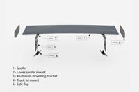 Spoiler JDM Maxton Design din carbon, model aripa cu stop de frana LED pentru Mazda MX-5 ND (dupa 2015)