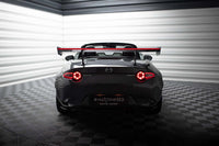Spoiler JDM Maxton Design din carbon, model aripa cu stop de frana LED pentru Mazda MX-5 ND (dupa 2015)