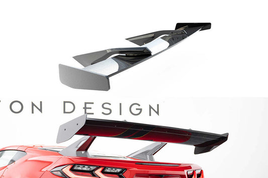 Spoiler Maxton Design din fibra de carbon tip aripa Chevrolet Corvette C8 (dupa 2020)
