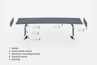 Spoiler Maxton Design din fibra de carbon tip aripa Chevrolet Corvette C8 (dupa 2020)