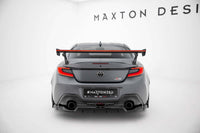 Spoiler / Wing Maxton Design din fibra de carbon pentru aripa portbagajului cu stop frana LED pentru Toyota GR86 (dupa 2021)