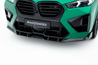 Splitter carbon Maxton Design pentru bara fata BMW X5 M F95 (dupa 2023)