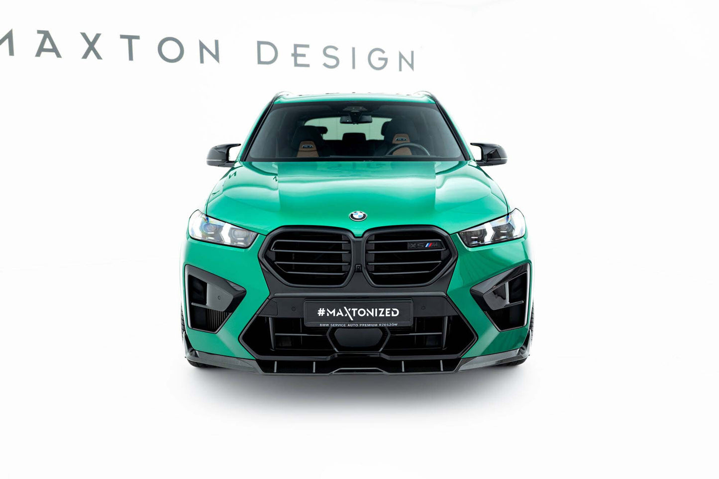 Splitter carbon Maxton Design pentru bara fata BMW X5 M F95 (dupa 2023)