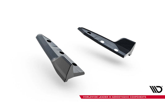 Insertii laterale Carbon Maxton Design pentru bara spate BMW X5 M F95 (dupa 2023)