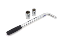 Amio Wrench for unscrewing screws and nuts, with telescopic handle 34-55 cm, with two ends 17/19/21/23 mm
