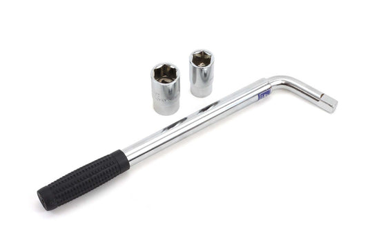 Cheie Amio pentru desurubarea suruburilor si piulitelor, cu maner telescopic 34-55 cm, cu doua capete 17/19/21/23 mm