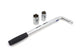 Amio Wrench for unscrewing screws and nuts, with telescopic handle 34-55 cm, with two ends 17/19/21/23 mm