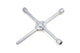 Amio cross wrench for unscrewing 1/2 head studs and nuts, sizes 17/19/21 mm