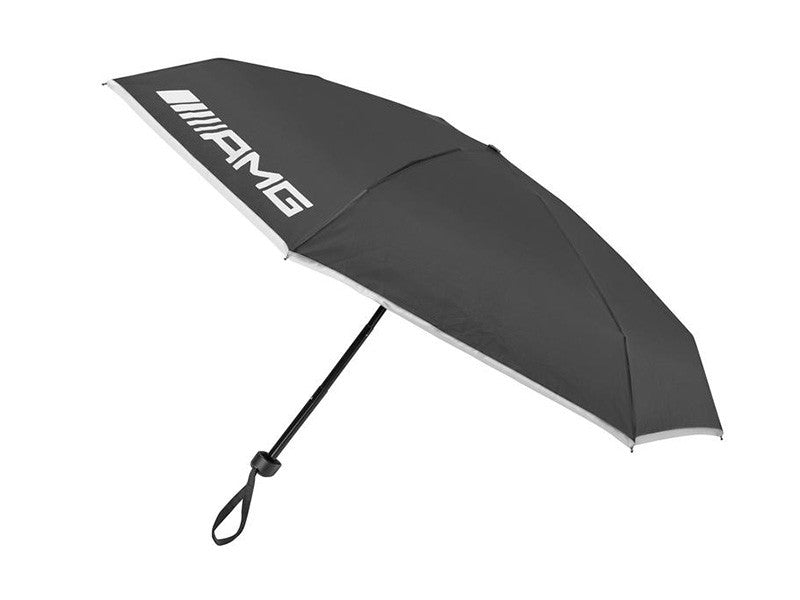 Umbrelă compactă neagră Mercedes AMG