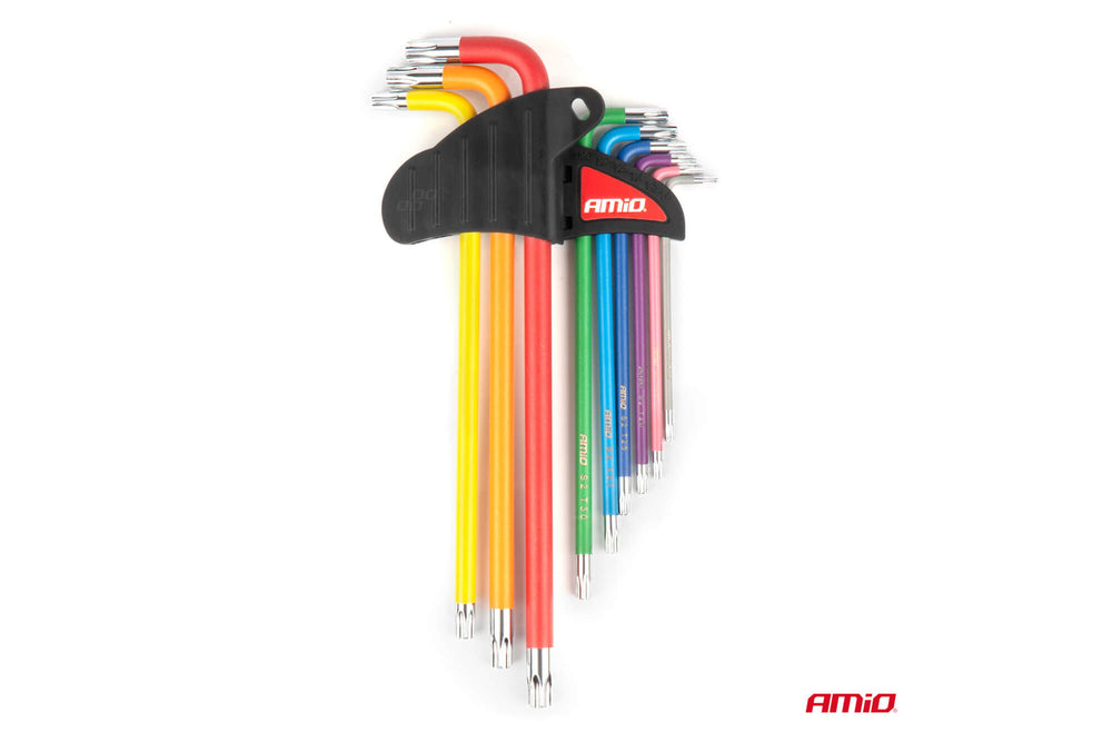 Long Torx Key Set Amio T10-T50, 9 pieces