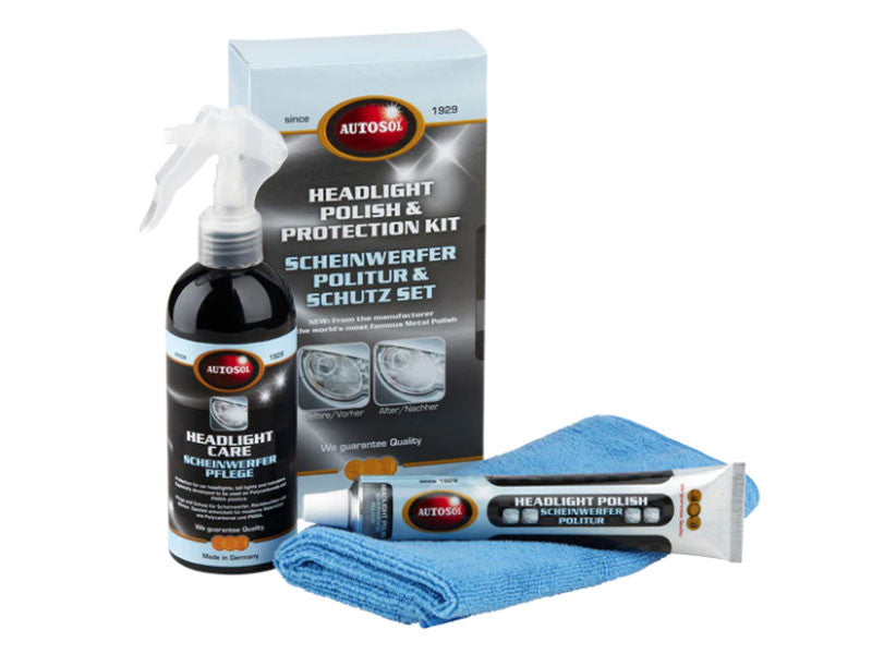 Autosol kit pentru lustruirea si protectia farurilor