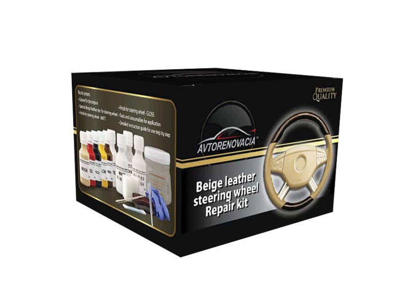Avtorenovacia beige steering wheel restoration kit