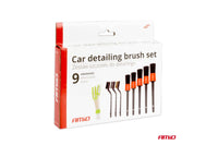 Amio Car Detailing Brush Set, 9 Pieces