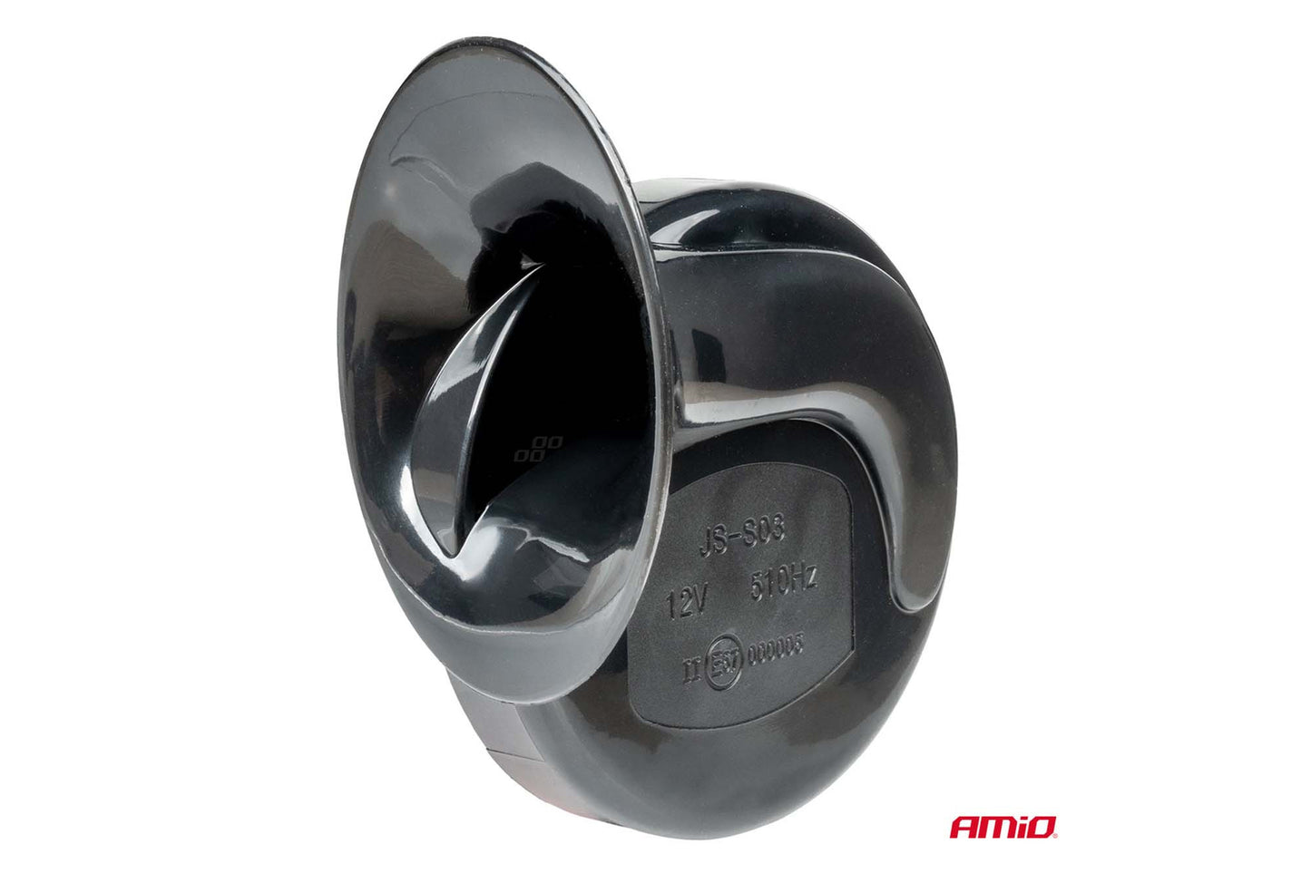 Set de claxoane Amio 410Hz și 510Hz, 12V, 110dB, 2 bucăți, negre