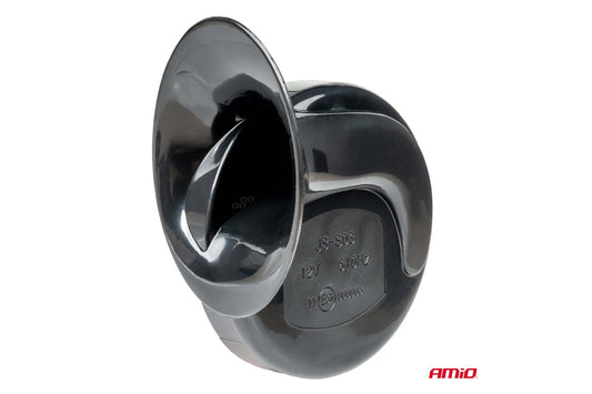 Set de claxoane Amio 410Hz si 510Hz, 12V, 110dB, 2 bucati, negre