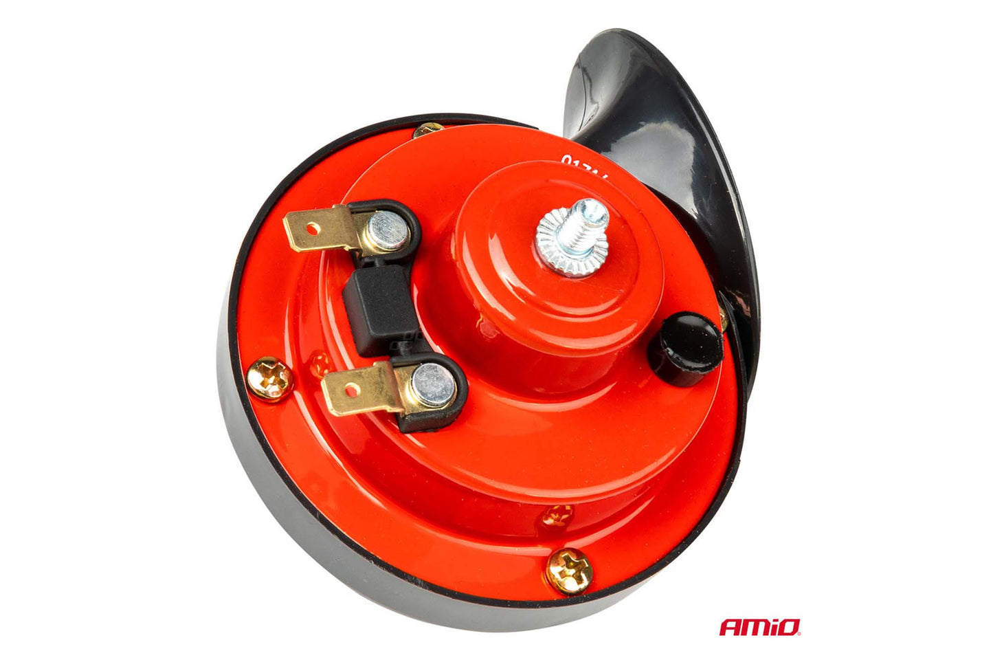 Set de claxoane Amio 410Hz și 510Hz, 12V, 110dB, 2 bucăți, negre